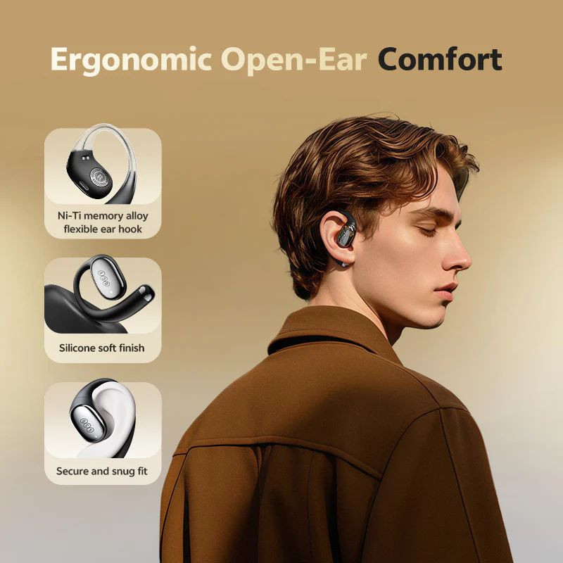 Confortable QCY Crossky R70 Negro