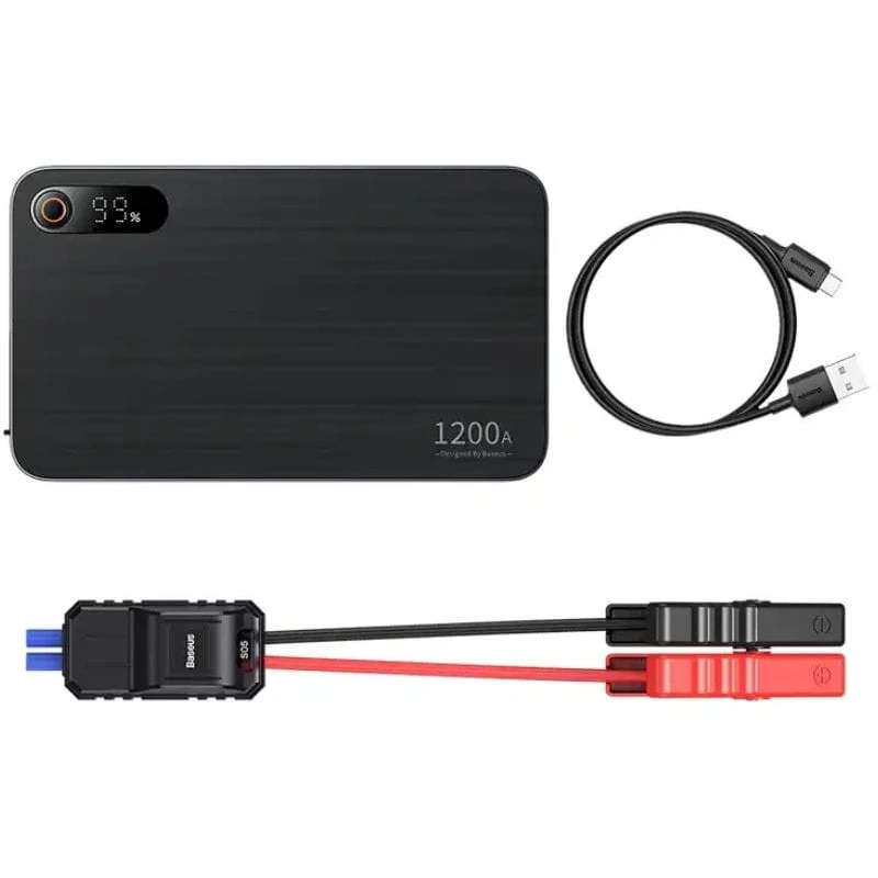Baseus Super Energy Pro+ 1200A - Démarreur de batterie 12V et Power Bank
