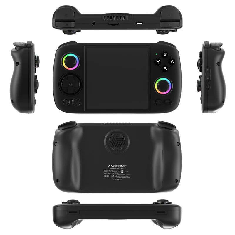 Anbernic RG Cube 8 GB/128 GB Preto imagem de todos os lados