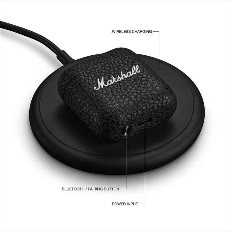 Chargement sans fil de Marshall Minor IV TWS Noir