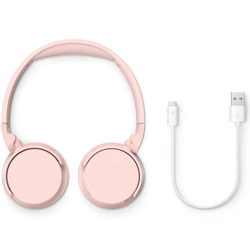 Philips 4000 Series TAH4209PK/00 Rosa - Auriculares inalámbricos, auriculares y su cargador