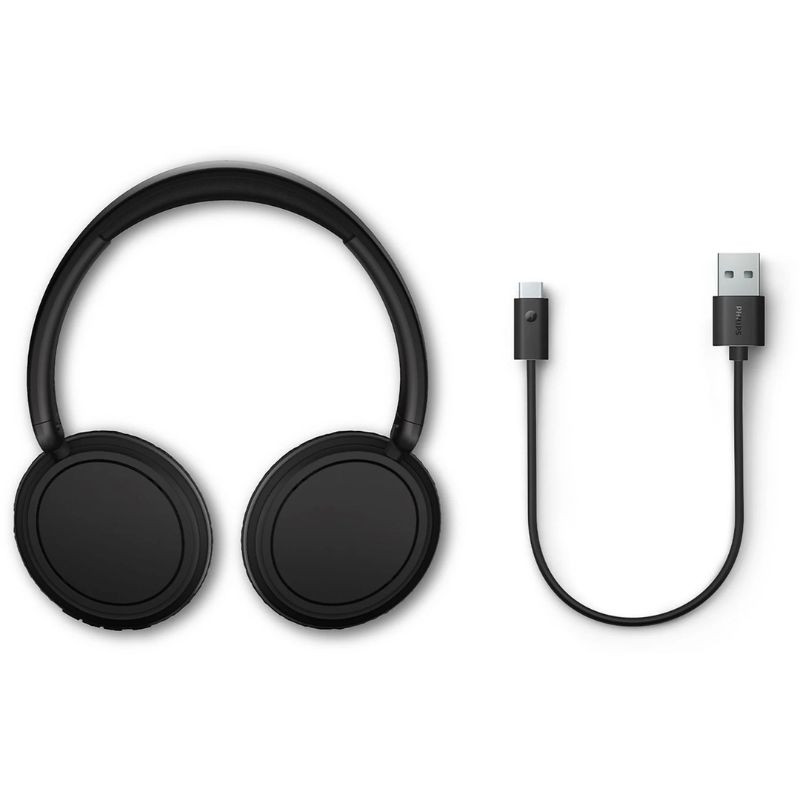 Philips 5000 Series TAH5209BK/00 Negro - Auriculares inalámbricos, con su cable de carga