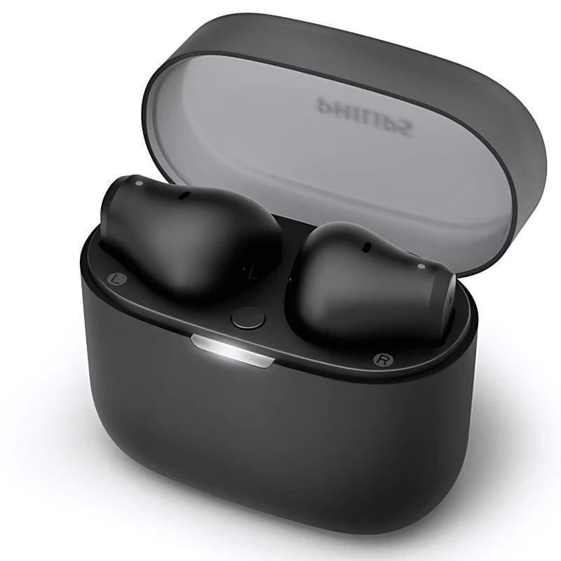 Philips TAT2139BK/00 Noir - Écouteurs sans fil, image à l'intérieur du boîtier de recharge