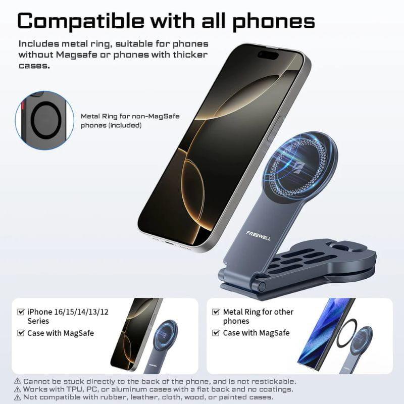 Trípode Magnético y Palo Selfie Freewell FW-CMFT, compatibilidad