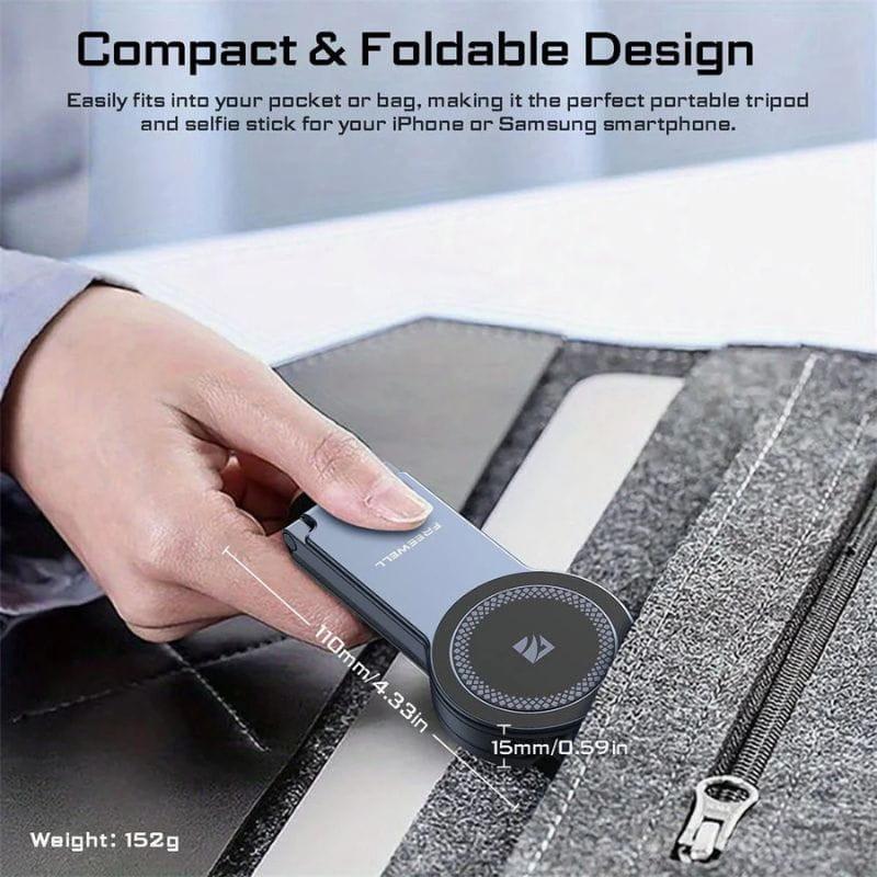 Trípode Magnético y Palo Selfie Freewell FW-CMFT, diseño compacto