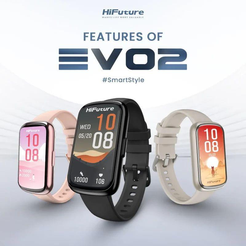 HiFuture Evo2 Gris - Reloj Inteligente en 3 colores disponibles