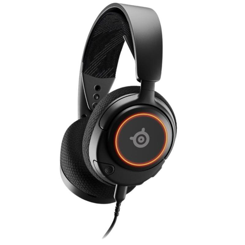 Steelseries Arctis Nova 3 Noir – Casque filaire, vue latérale