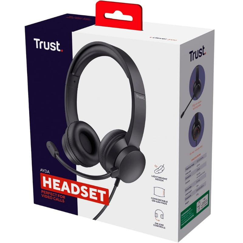 Trust Ayda - Auscultadores com fio para PC imagem da embalagem