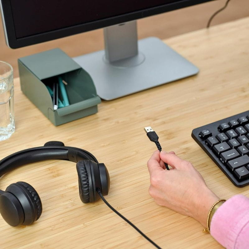 Trust HS-201 PC USB - Auriculares con cable imagen del conector