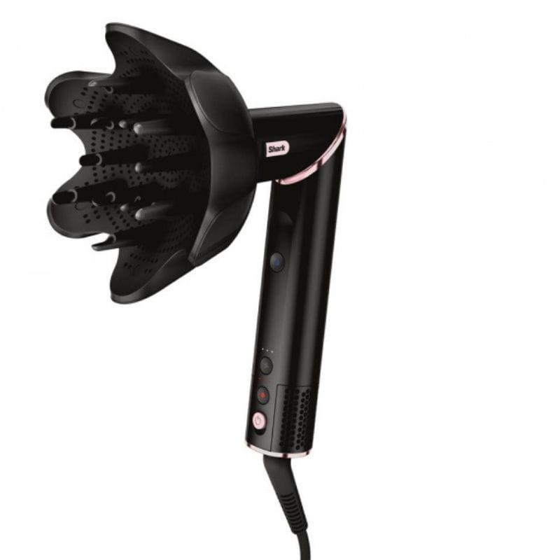 Shark FlexStyle Cepillo moldeador de cabello 5 cabezales - Negro imagen con el difusor