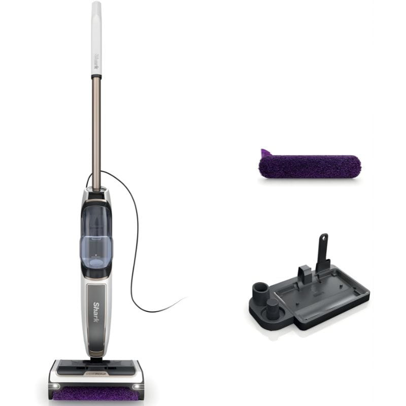 Shark SteamPickUp Balai vapeur 3 en 1 Blanc