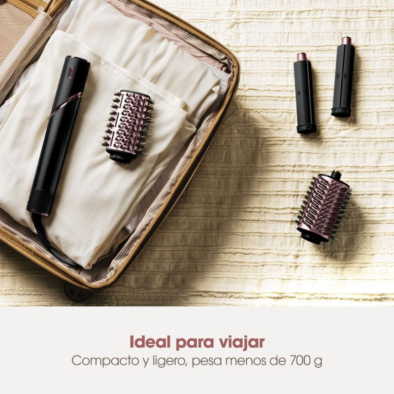  Shark FlexStyle Escova modeladora de cabelo com 3 cabeças Preto ideal para viajar