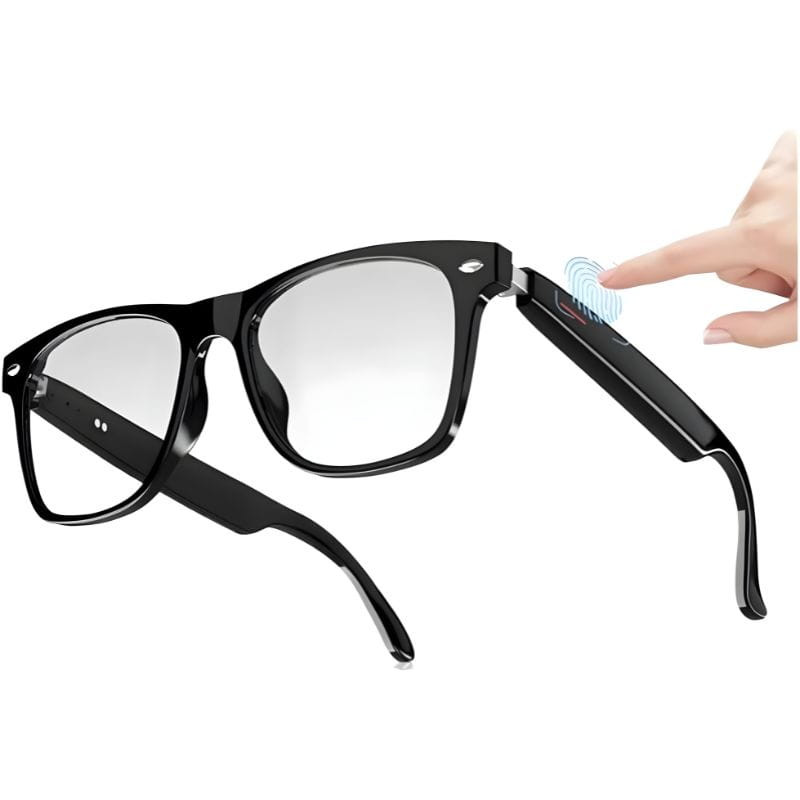 E13 AI half frame Gafas inteligentes, control táctil