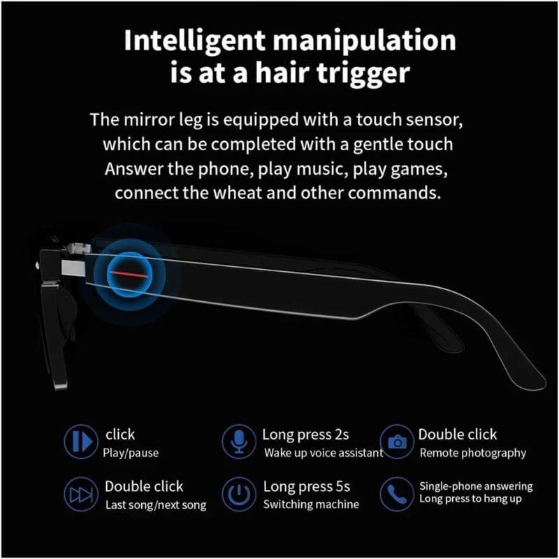 E13 AI half frame Gafas inteligentes, características
