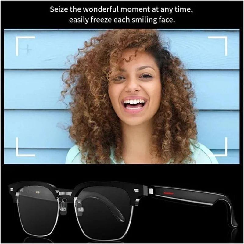 E13 AI half frame Gafas inteligentes, con funciones con IA
