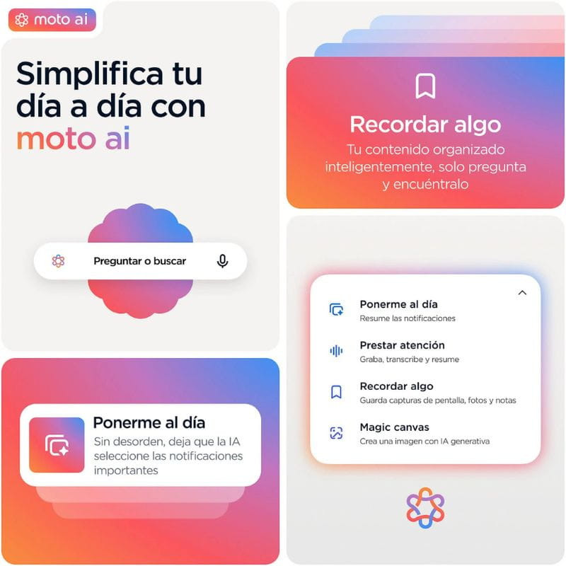 Motorola Edge 60 Fusion 5G 12GB/256GB Azul con ia