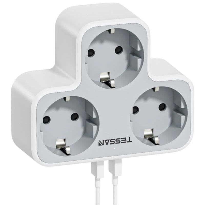 TESSAN TS-331 - Ladrón de enchufe 5 tomas