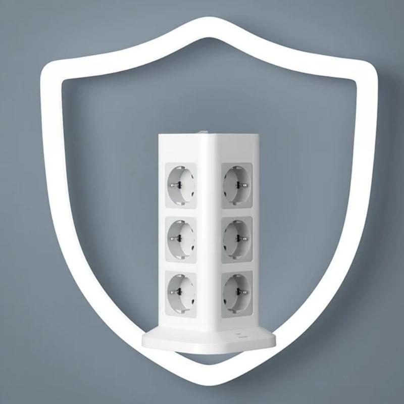 Tessan TS-TPS04-DE 12 prises Schuko + 3 USB, avec protection