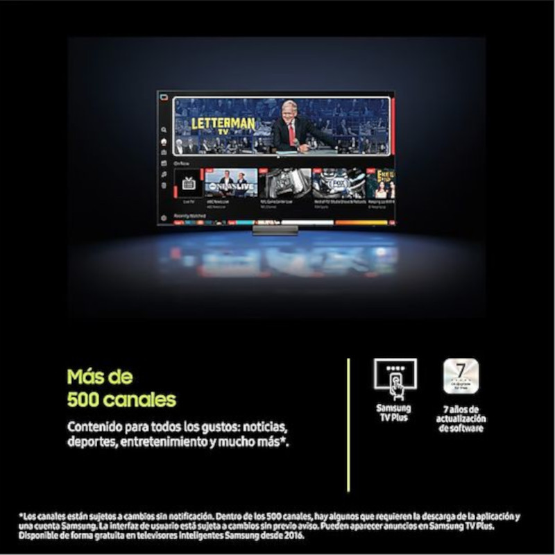 Canais do Samsung TQ43Q7FAAU