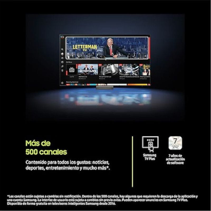 Canaux de Samsung TQ55Q7FAAU