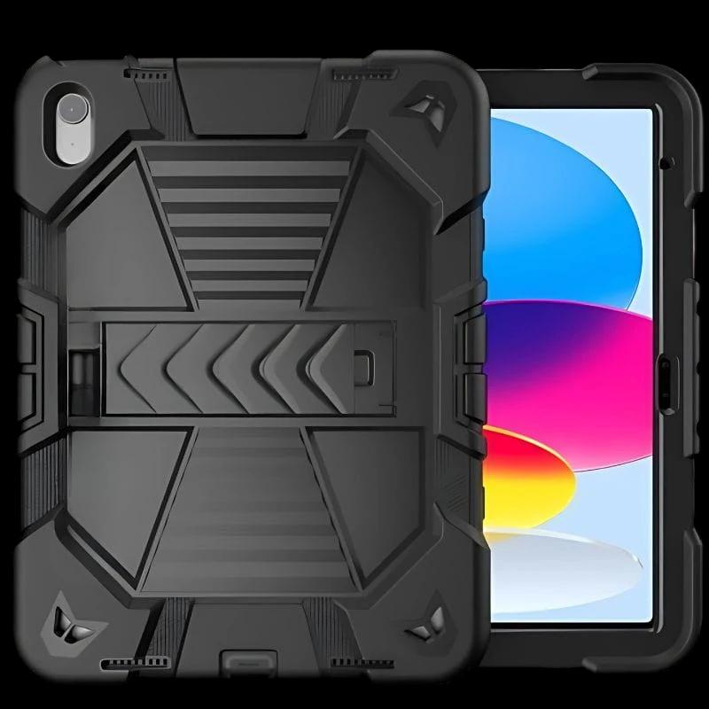 Coque Rugerisée pour iPad 10.2 Noir