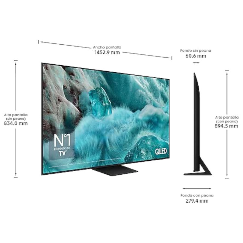 Dimensões do Samsung TQ75Q7F5AU