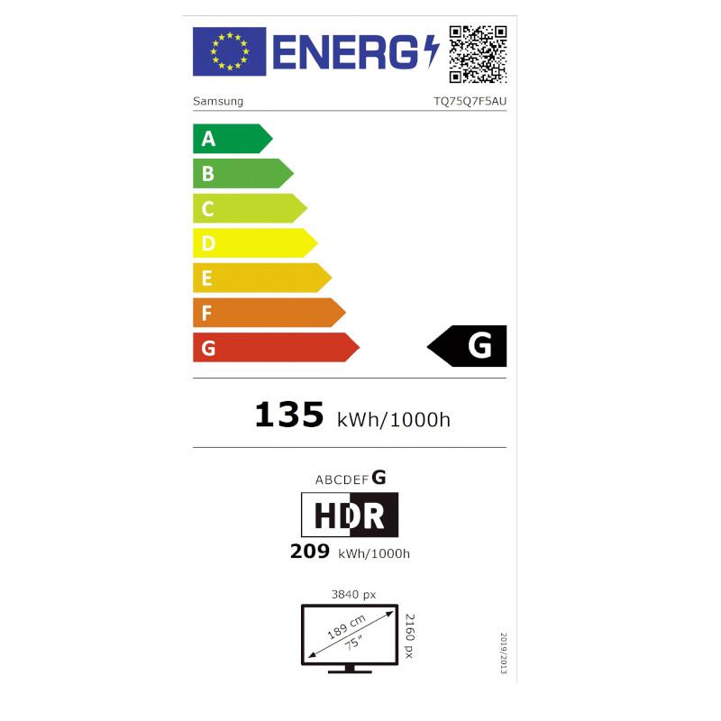 Energia do Samsung TQ75Q7F5AU