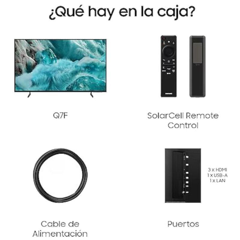Contenu de la boîte de Samsung TQ85Q7FAAU 