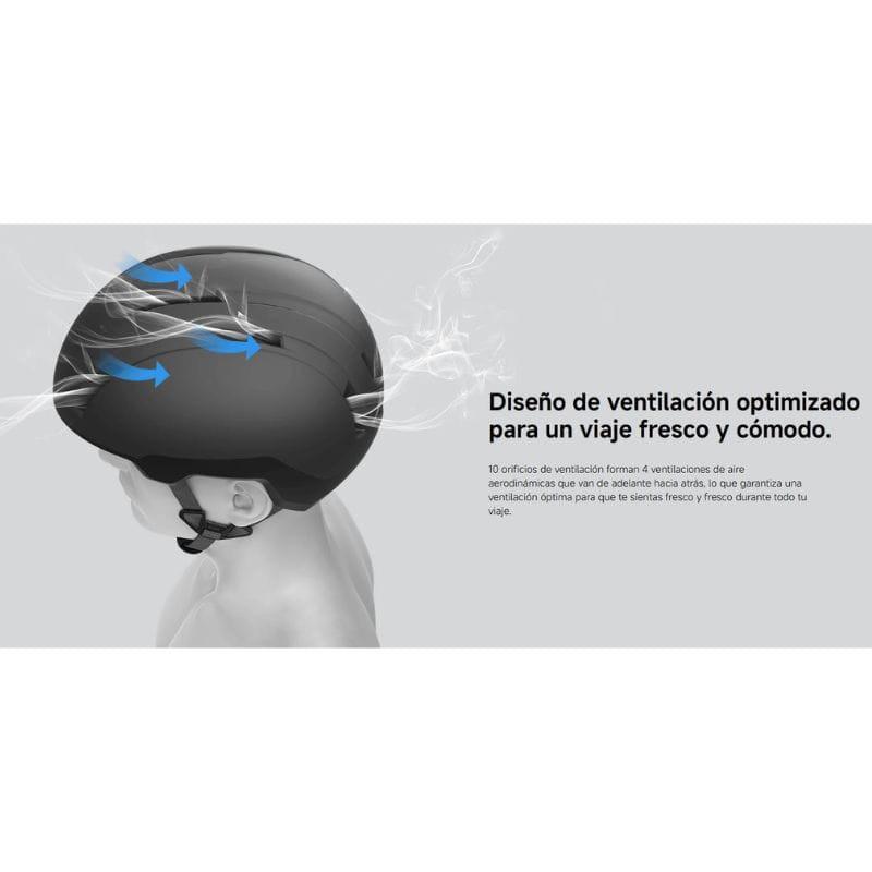 Xiaomi Riding Helmet, diseño de ventilación