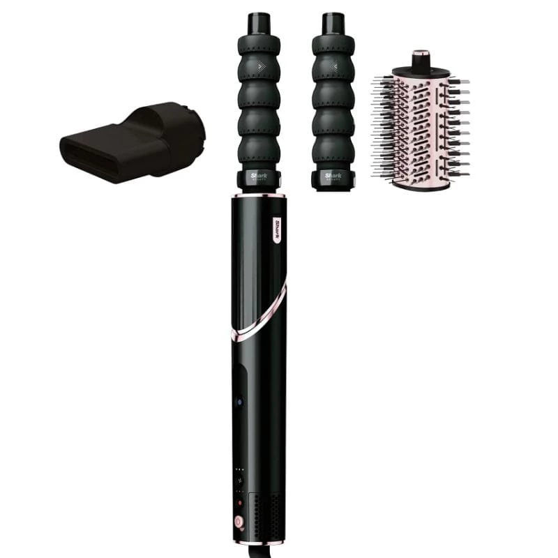 Shark FlexStyle 3 en 1 Noir/Rose - Sèche-cheveux et stylerie