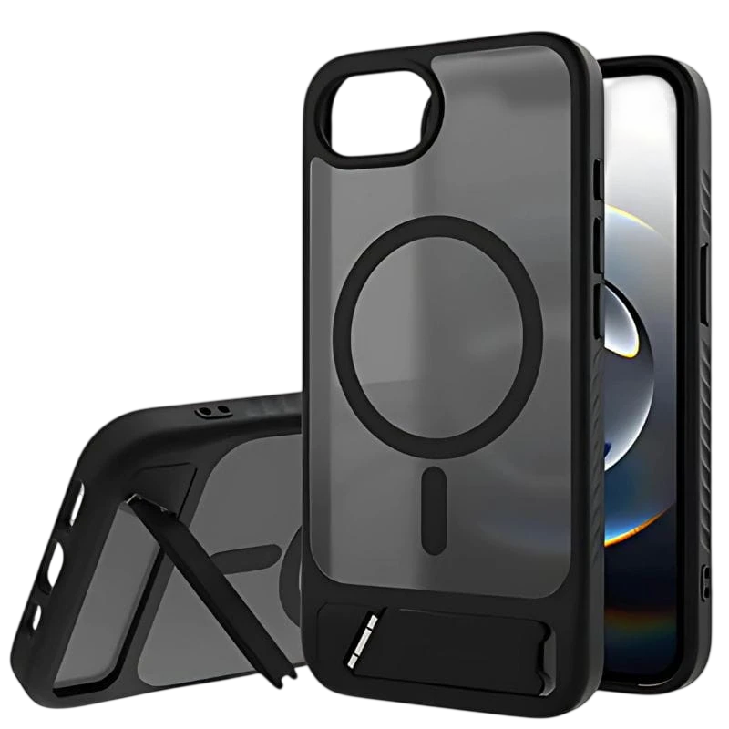 Nillkin Coque magnétique avec support iPhone 16e / SE4 Noir