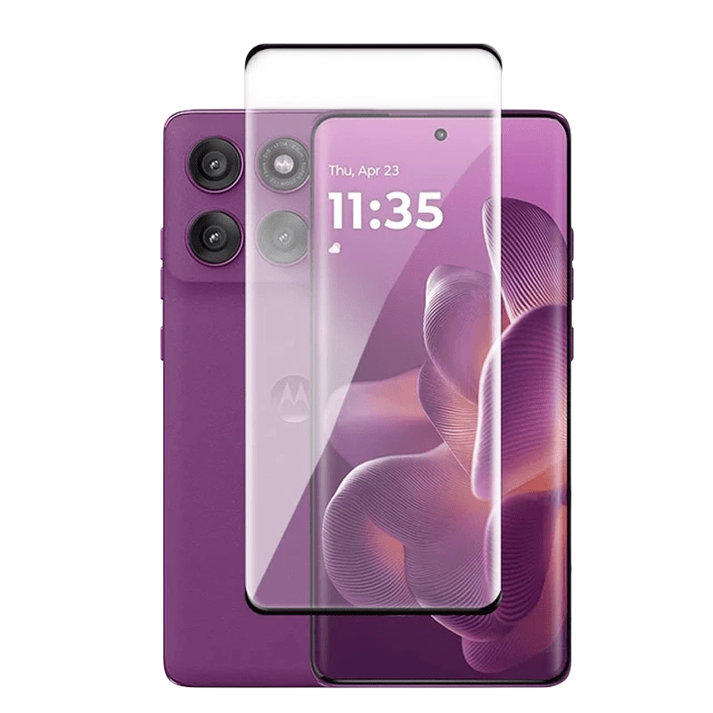 Protecteur d'écran en verre trempé Motorola Edge 60 Pro Full Screen 3D