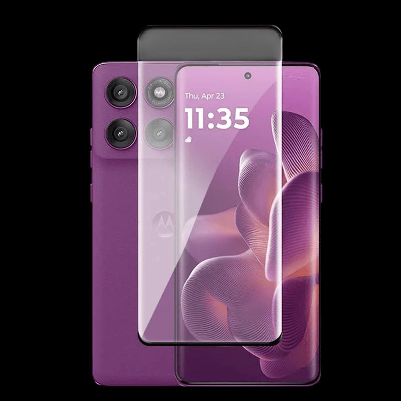 Protecteur d'écran en verre trempé Motorola Edge 60 Pro Full Screen 3D