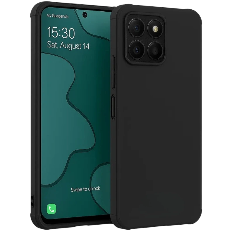 Coque Honor X8c Square Liquid Premium Noir