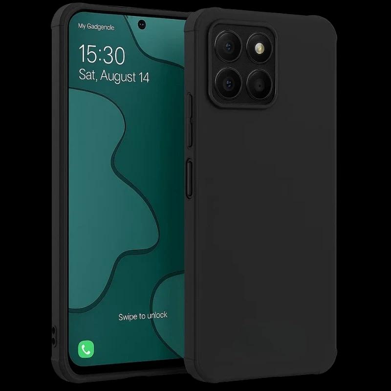Coque Honor X8c Square Liquid Premium Noir