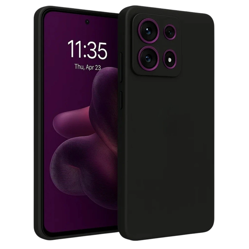 Capa Motorola Edge 60 Pro Square Liquid Premium Preto