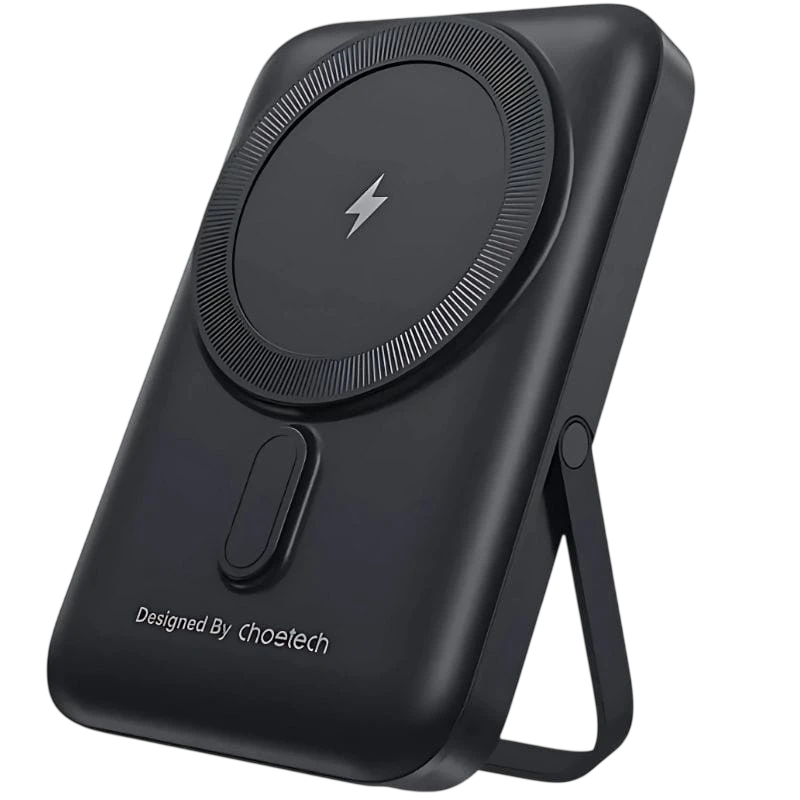 Choetech B743 20W 10000 mAh PowerBank con soporte - Negro
