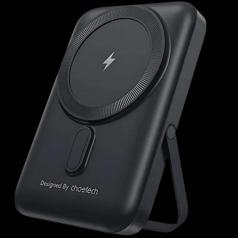 Choetech B743 20W 10000 mAh PowerBank con soporte - Negro