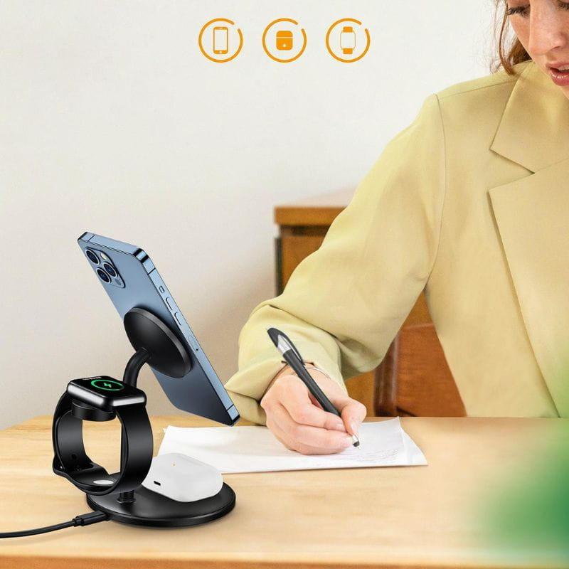 Choetech Base de recharge Magsafe 3 en 1 image réelle