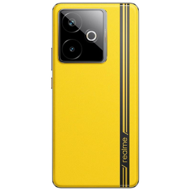 Traseira do Realme GT 7T Amarelo