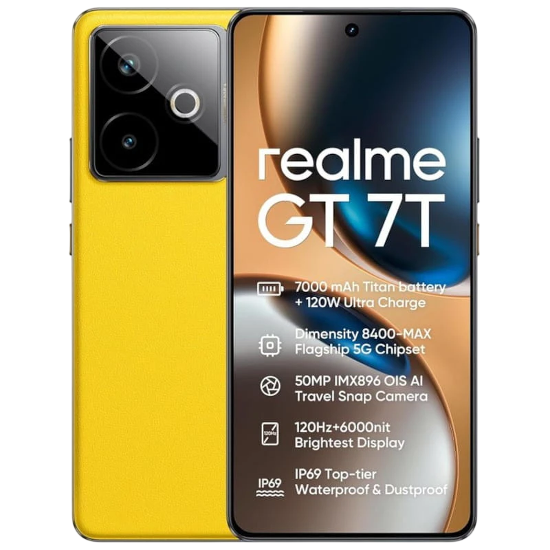 Realme GT 7T 5G 12GB/512GB Amarelo