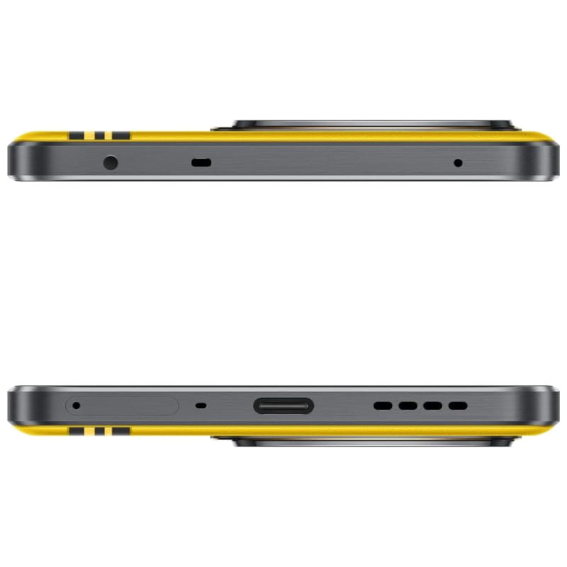 Desde arriba Realme GT 7T Amarillo