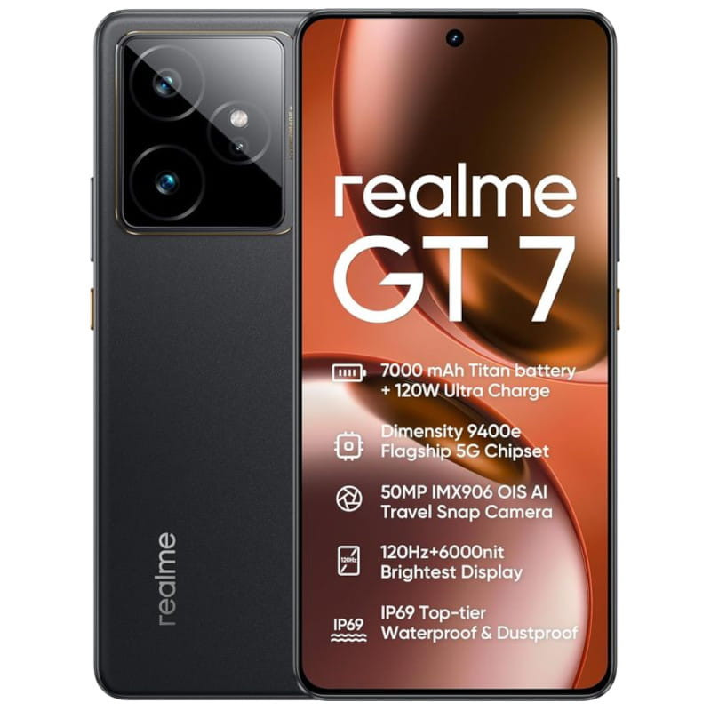 Realme GT 7 5G 12GB/512GB Negro - Desprecintado