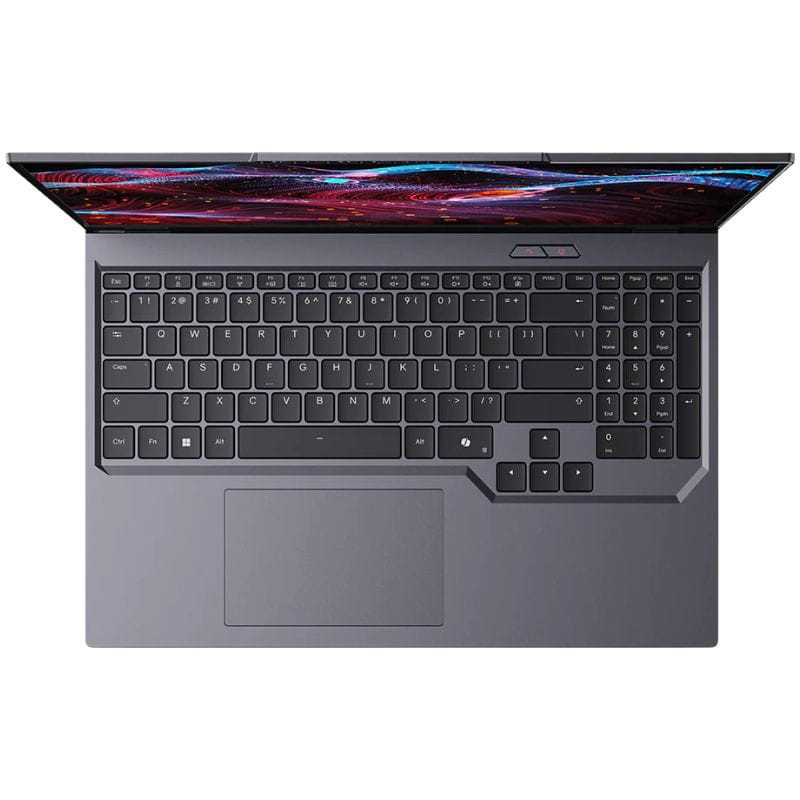 Chuwi GameBook AMD Ryzen 99955HX 32GB 1TB SSD RTX 5070 Ti 12GB Windows11 Pro - Portátil 16", imagen del teclado