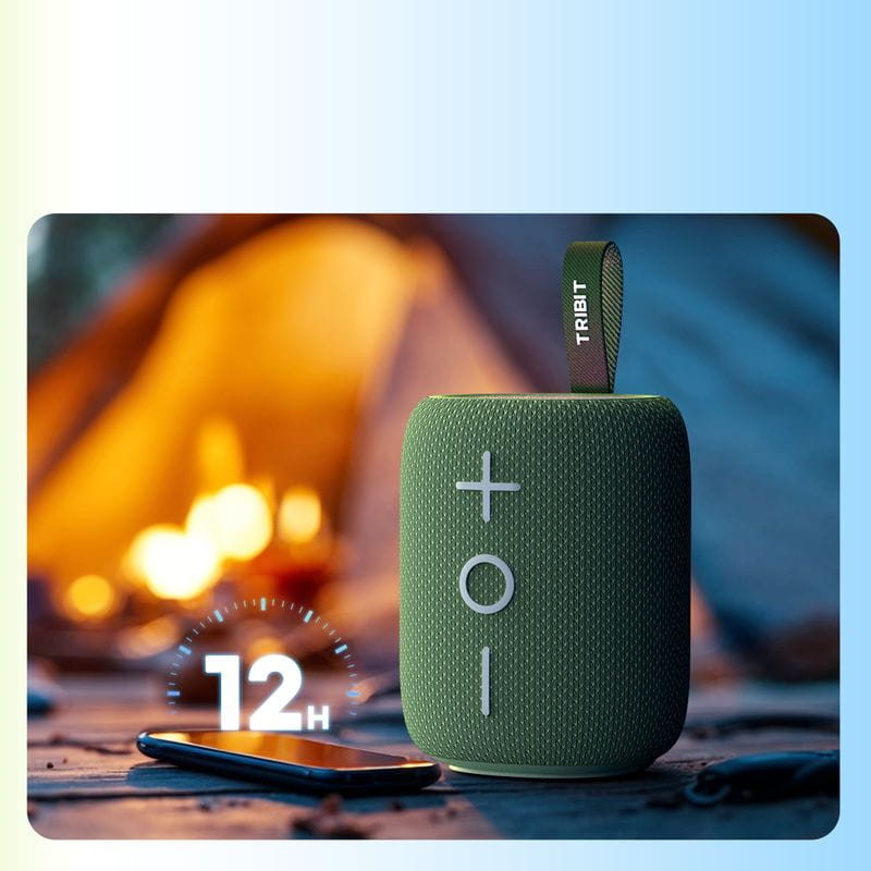 Batería de Tribit StormBox Mini+ 12W Bluetooth v5.4 Azul