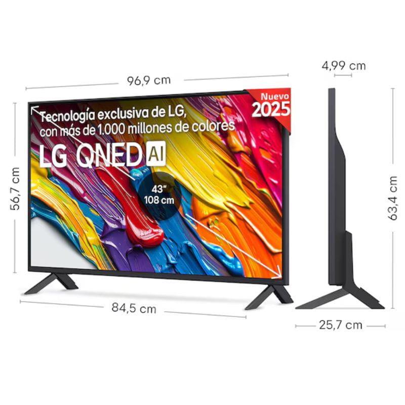 Télécommande LG Magic Remote avec pointeur sans fil, bouton IA, micro, molette, touches Netflix Prime Video Disney+, contrôle TV et maison intelligente