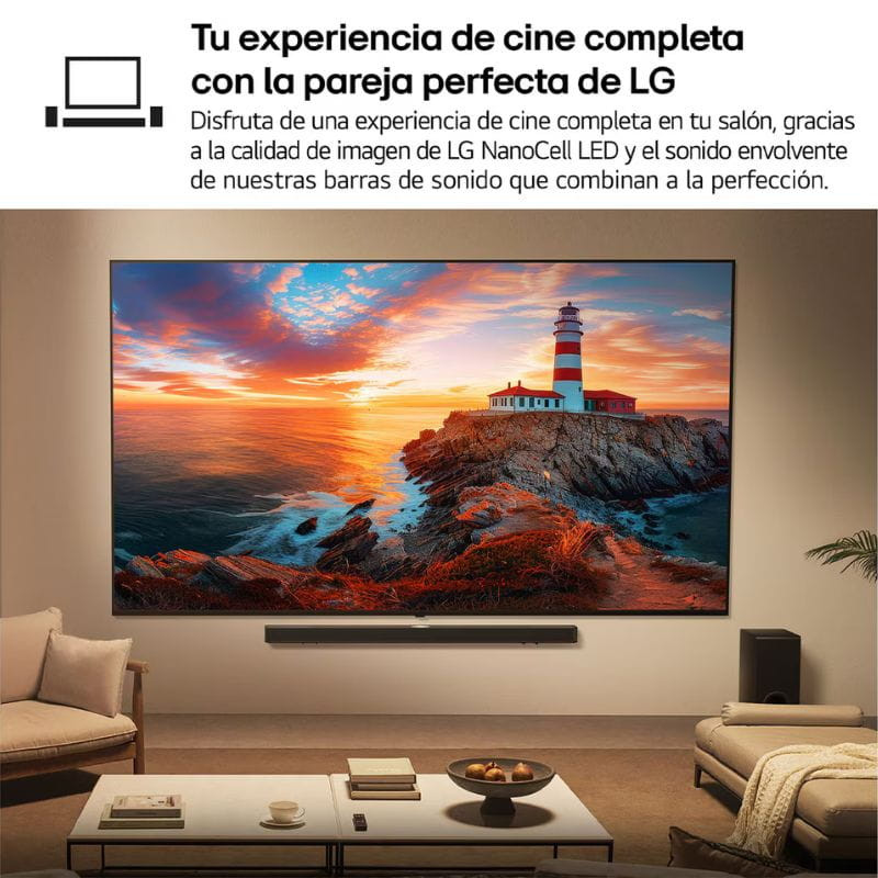LG 55QNED82A6B 55 pouces 4K QNED écran fin bord minimaliste couleurs vives contraste précis WebOS AI Wi-Fi idéal salon moderne cinéma maison