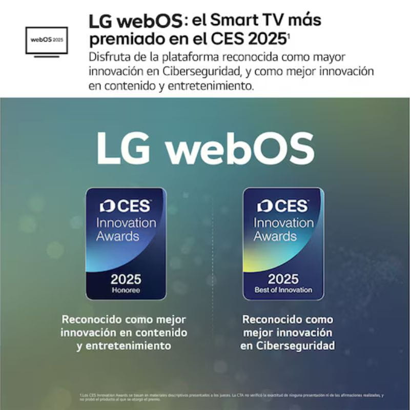 LG 55QNED82A6B 55 pouces 4K Ultra HD QNED avec webOS 2025, IA et Wi‑Fi; écran fin, couleurs vives, télécommande avec micro et boutons dapps