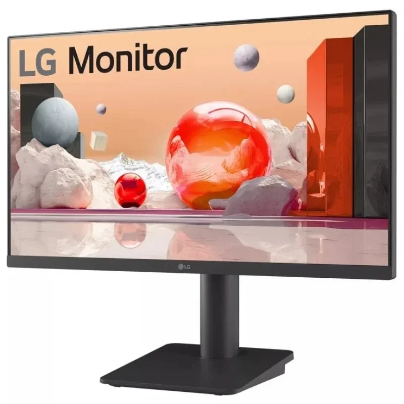 LG 25MS550-B 25 pouces Full HD LED IPS 100 Hz, écran PC à bords fins, pied réglable, couleurs vives et contraste net pour travail et multimédia