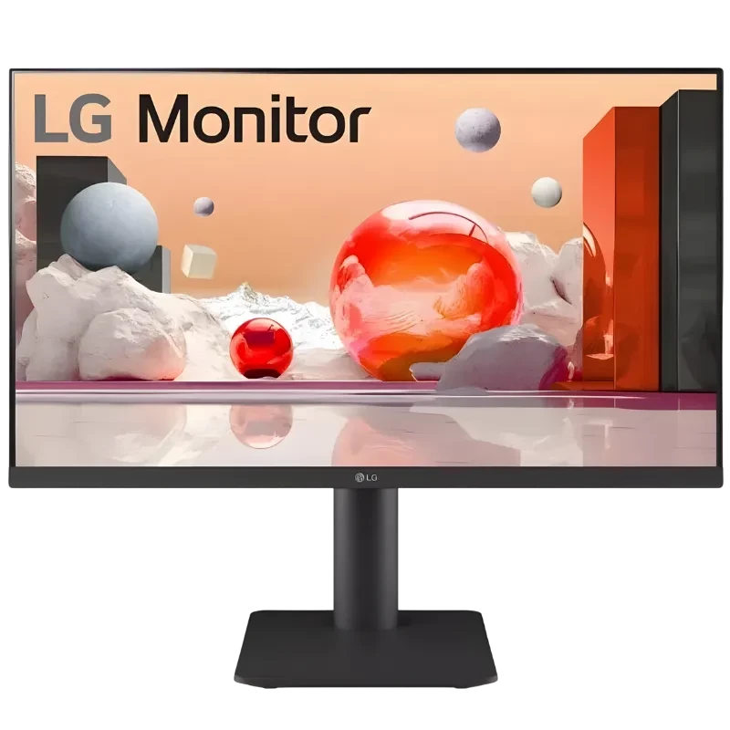 LG 25MS550-B 25 pouces Full HD LED IPS 100 Hz, bords fins, pied réglable, couleurs vives et contraste net pour bureau et multimédia